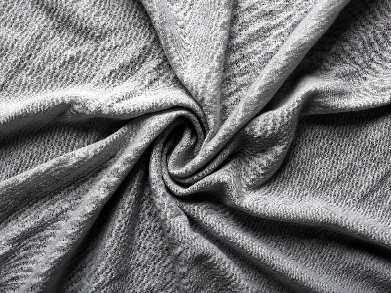 Marine-Recycled Fiber Merino Jacquard Mesh Knit
