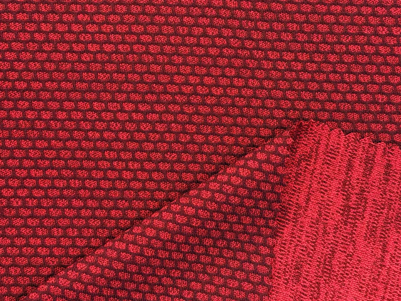 Polyester Honeycomb Jacquard Knit